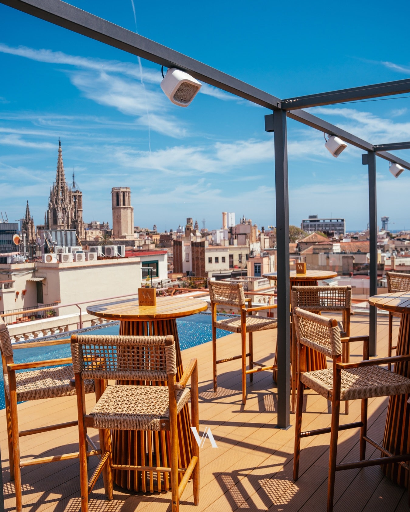 La terraza de Vivi del hotel Kimpton Vividora.