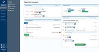 Screenshot of Your Workspace is your homepage for your CRM. It give you a quick overview of everything that's going on.