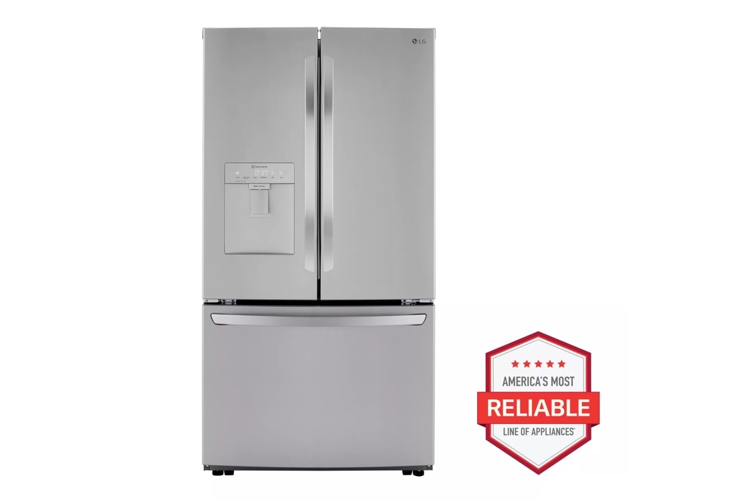 29 cu. ft. french door refrigerator front view 