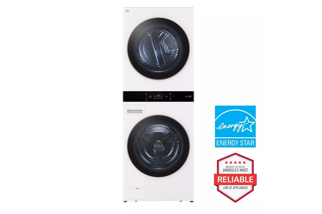 LG STUDIO WashTower™ Smart Front Load 5.0 cu. ft. Washer and 7.4 cu. ft. Electric Dryer with Center Control®
