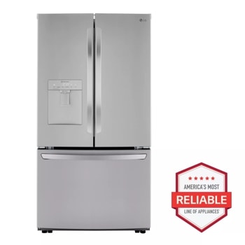 29 cu. ft. french door refrigerator front view 