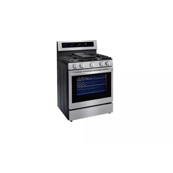 5.8 cu ft. Smart Wi-Fi Enabled True Convection InstaView® Gas Range with Air Fry