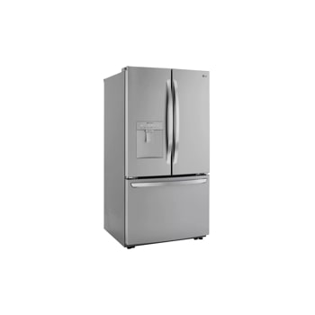 29 cu. ft. french door refrigerator left side angle view