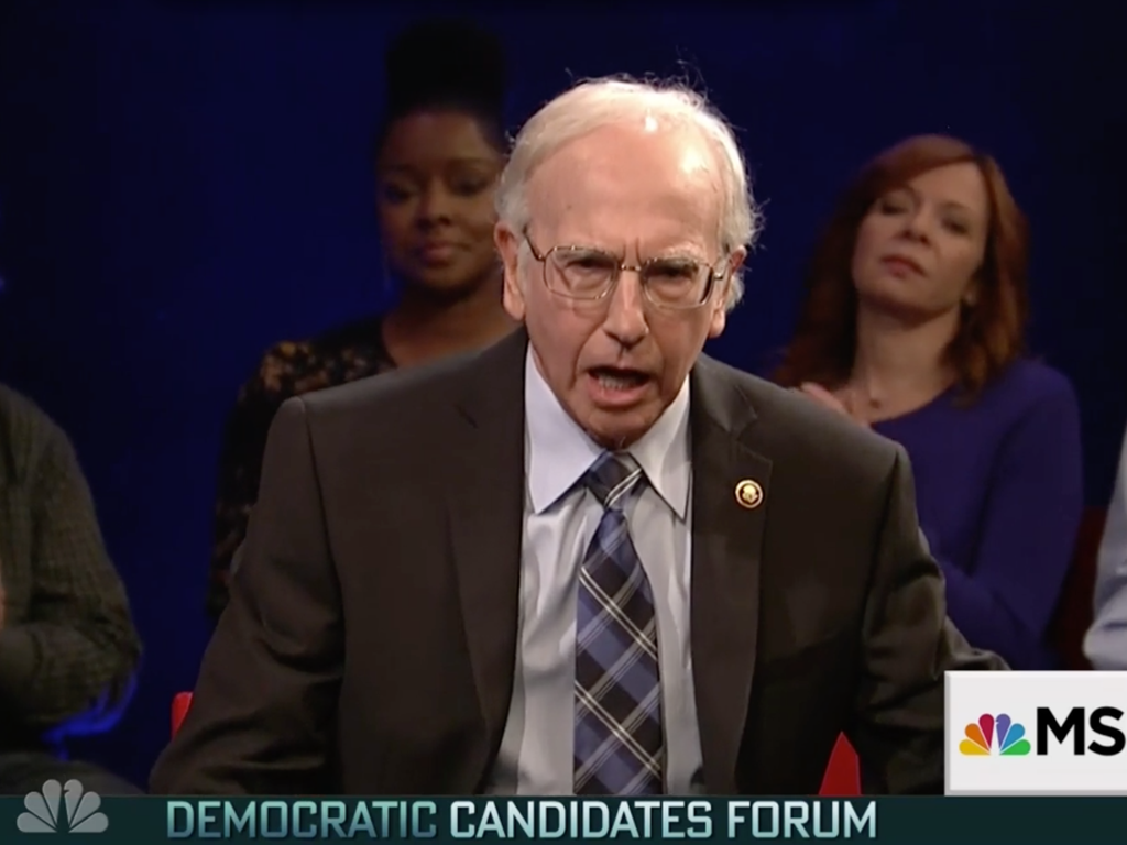 Larry David Earned $5,000 For Saying ‘Trump Is a Racist’ on Live TV