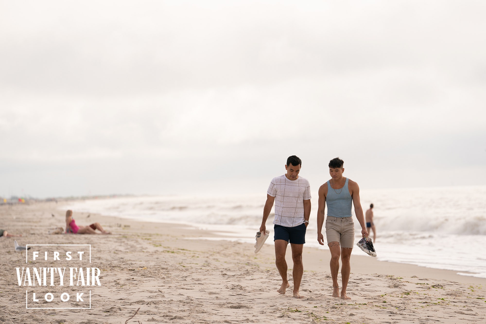 Image may contain Clothing Shorts Apparel Joel Kim Booster Conrad Ricamora Human Person Standing People and Hand