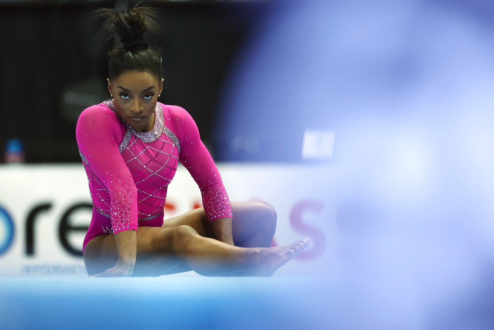 Image may contain Simone Biles Person Acrobatic Athlete Gymnast Gymnastics and Sport