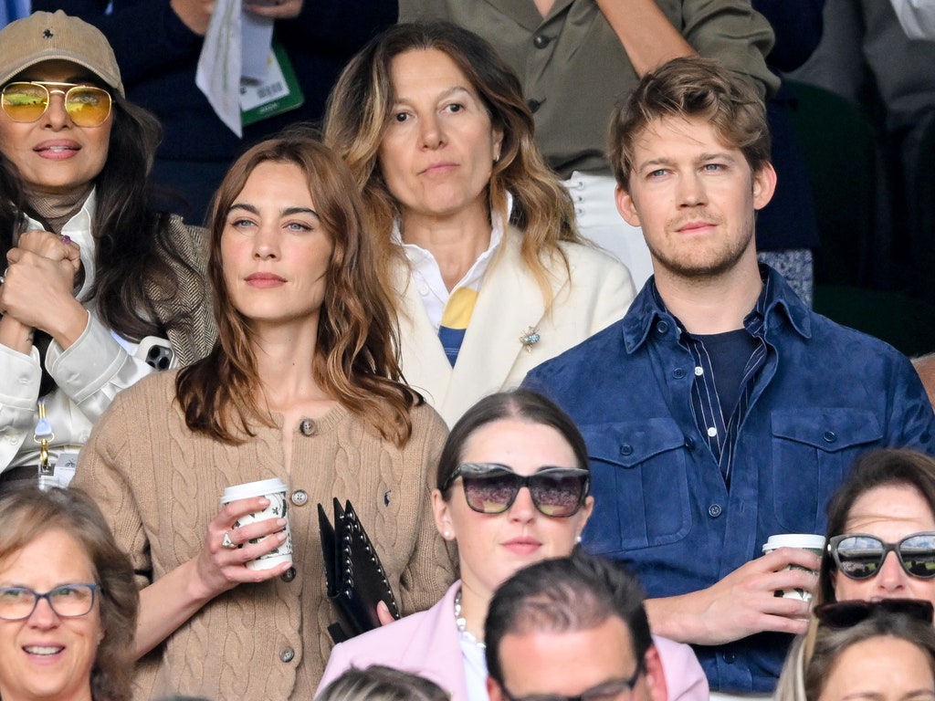 Joe Alwyn, Alexa Chung, and Alexa Chung’s Mom Hit Up Wimbledon for Some Family Fun