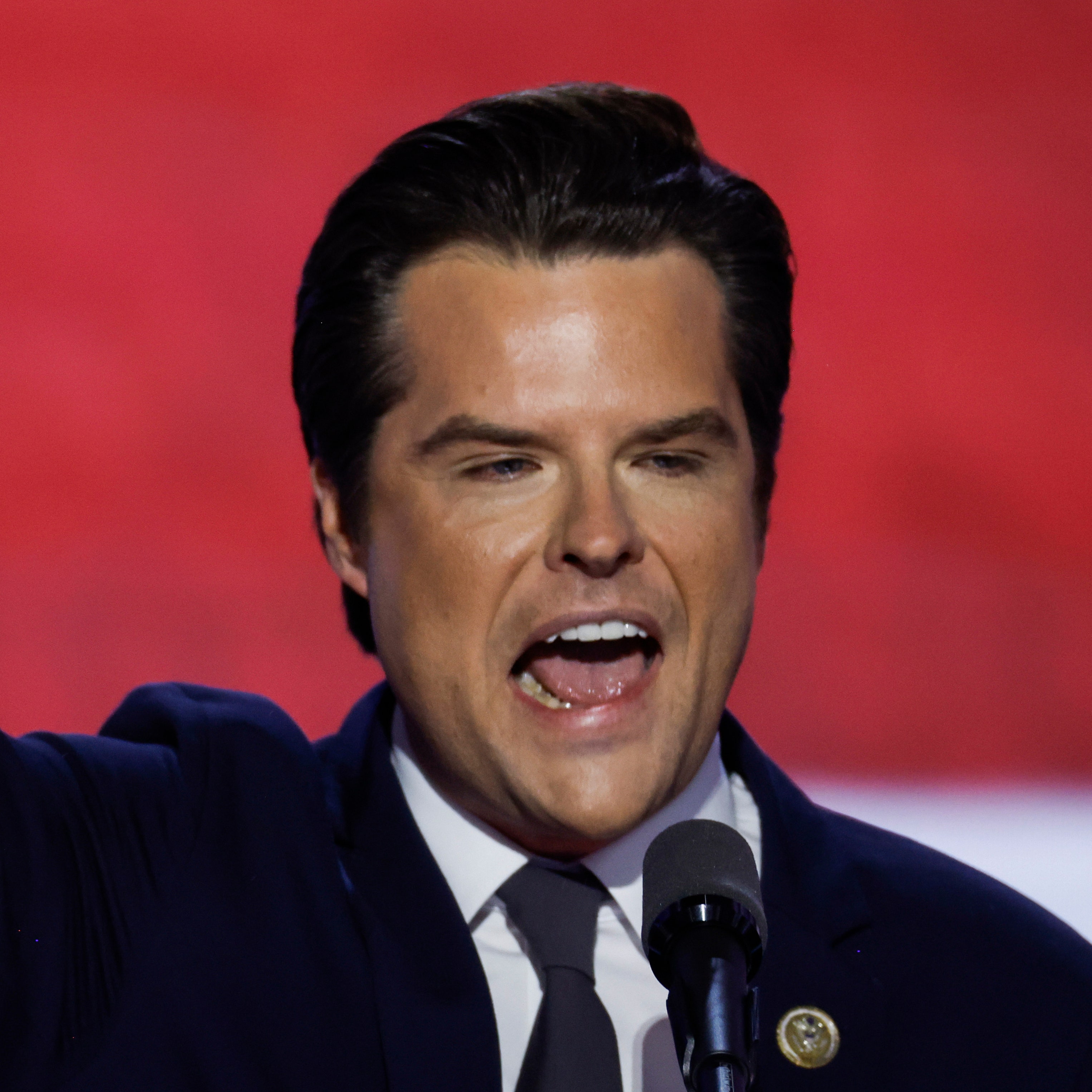 GOP Rep. Matt Gaetz Raised Eyebrows With His Eyebrows at the RNC