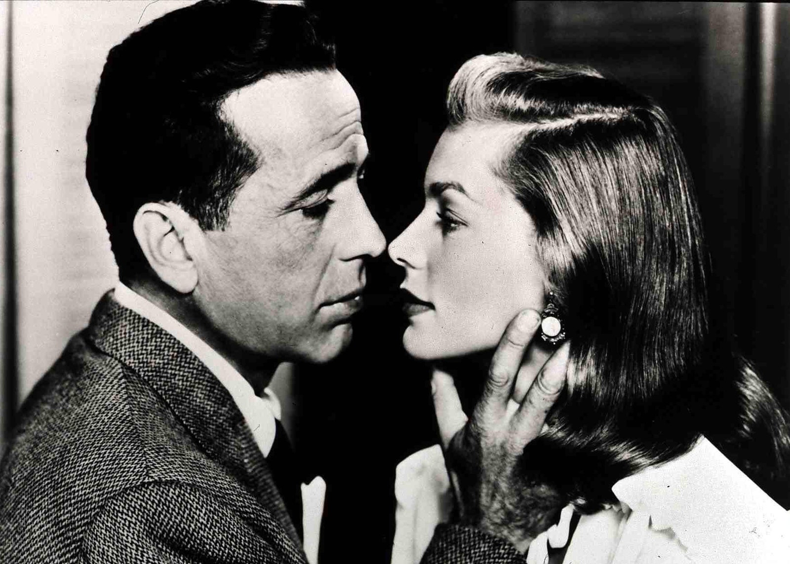 Humphrey Bogart et Lauren Bacall dans Le Grand Sommeil  de Howard Hawks.