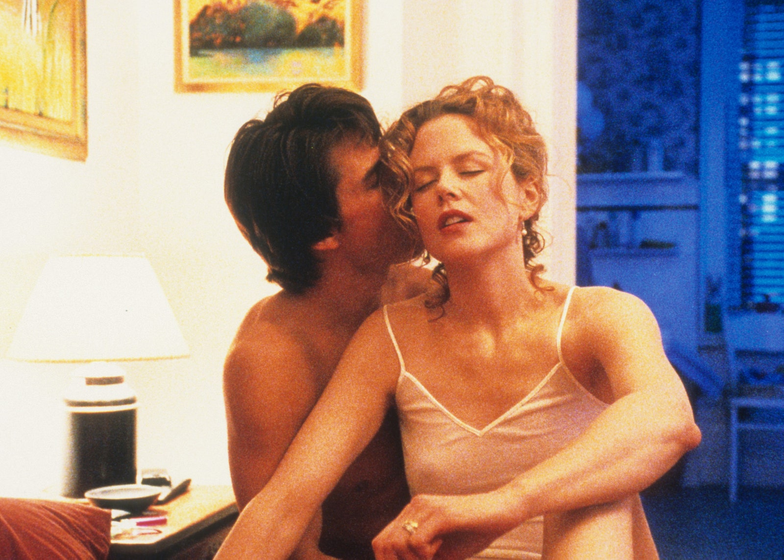 Tom Cruise et Nicole Kidman dans Eyes Wide Shut  de Stanley Kubrick.