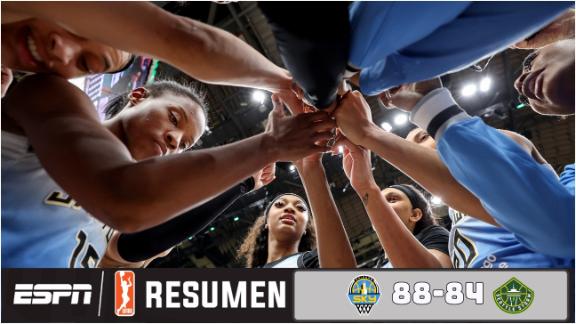 Chicago Sky logra vencer a las Seattle Storm con máximo de puntos de Chennedy Carter