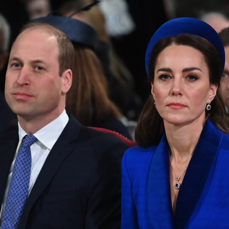 ウィリアム王子、キャサリン妃/Catherine, Duchess of Cambridge and Prince William, Duke of Cambridge attend the Commonwealth Day service ceremony at Westminster Abbey on March 14, 2022 in London, England. 