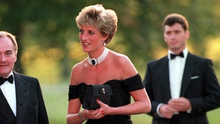 Diana Princess of Wales wearing the “revenge” dress.