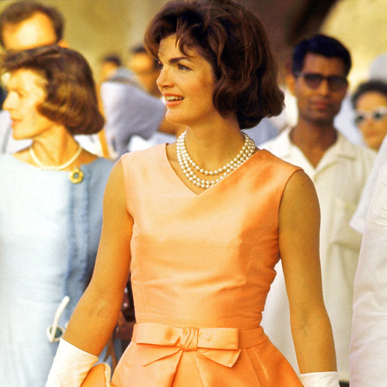 A Masterclass In Colour Blocking From Jackie Kennedy