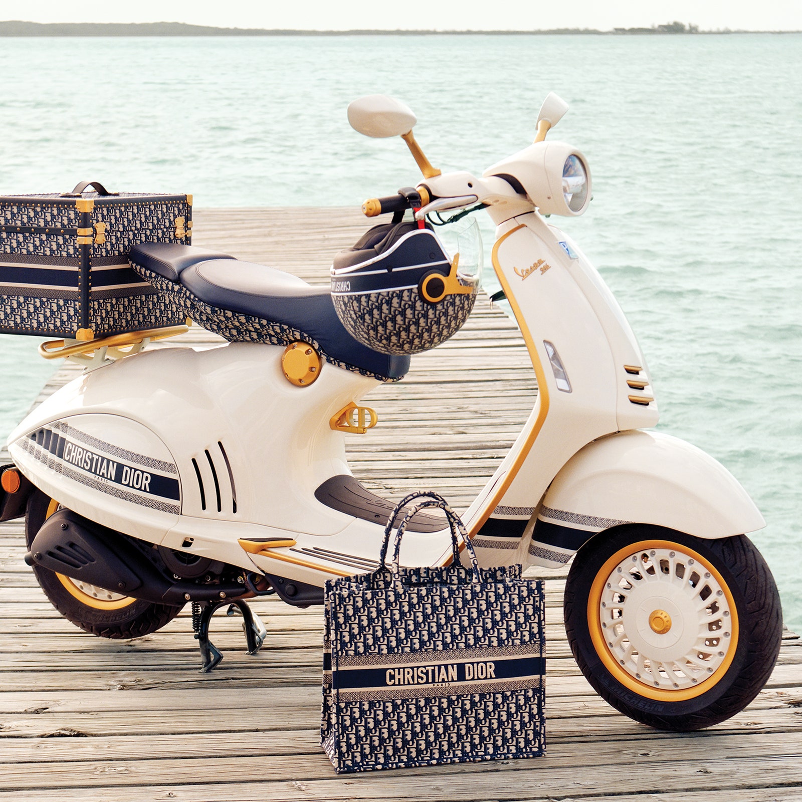 Christian Dior Gives Vespa’s Signature Scooter A Fashion Makeover