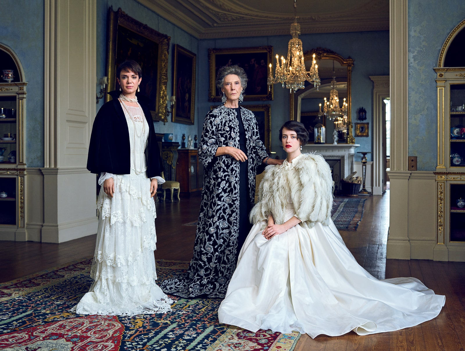 When Vogue Dressed The Original Cast Of The Crown In 40sInspired Haute Couture