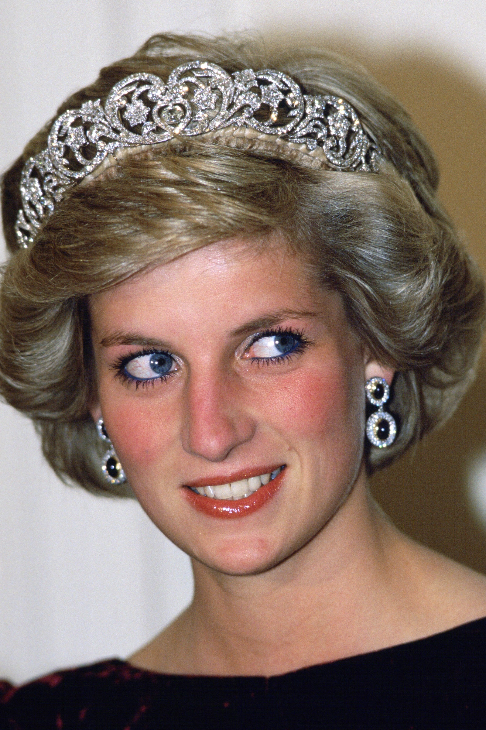 Image may contain Diana Princess of Wales Jewelry Tiara Accessories Accessory Human and Person