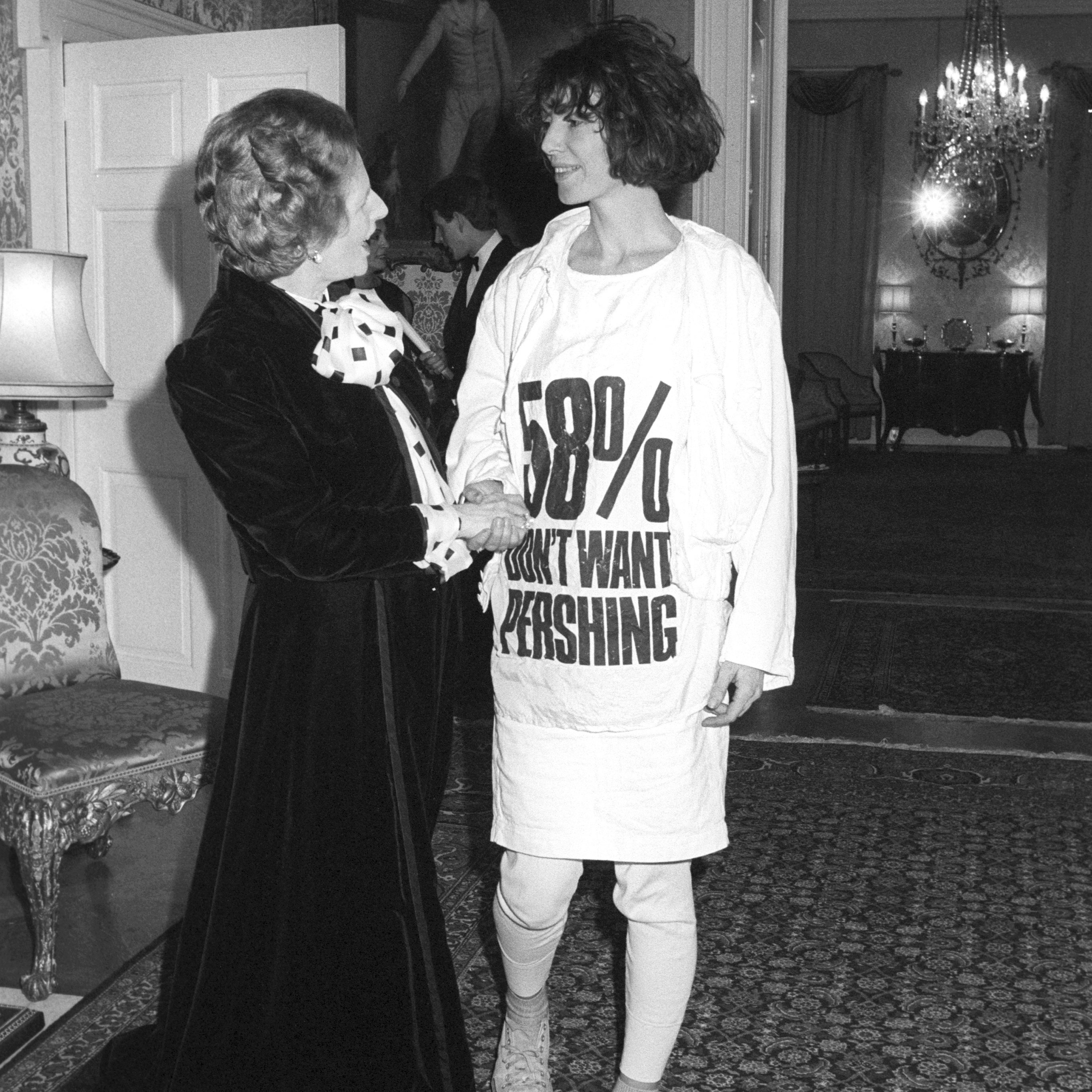 “We Were Complete Amateurs!” Katharine Hamnett On What The First LFW Was Really Like