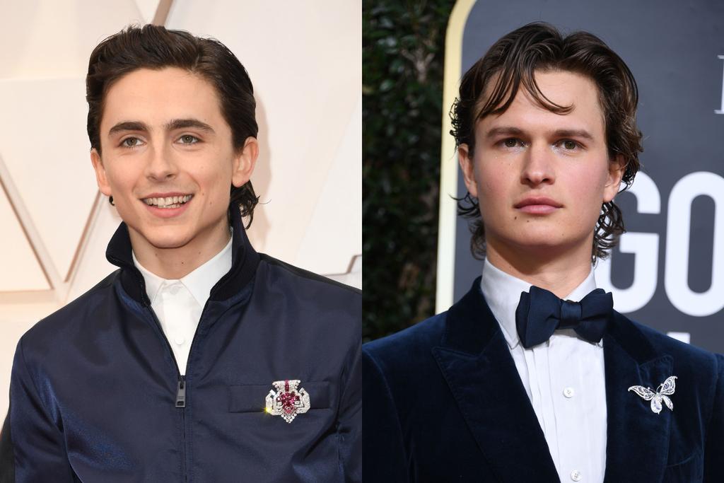 提摩西夏勒梅（Timothe Chalamet）與安索艾格特（Ansel Elgort）