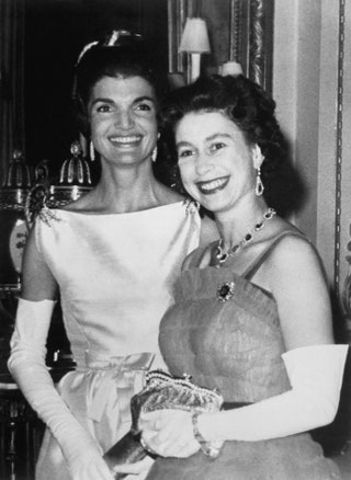 Image may contain Jacqueline Kennedy Onassis Human Person Necklace Jewelry Accessories and Accessory