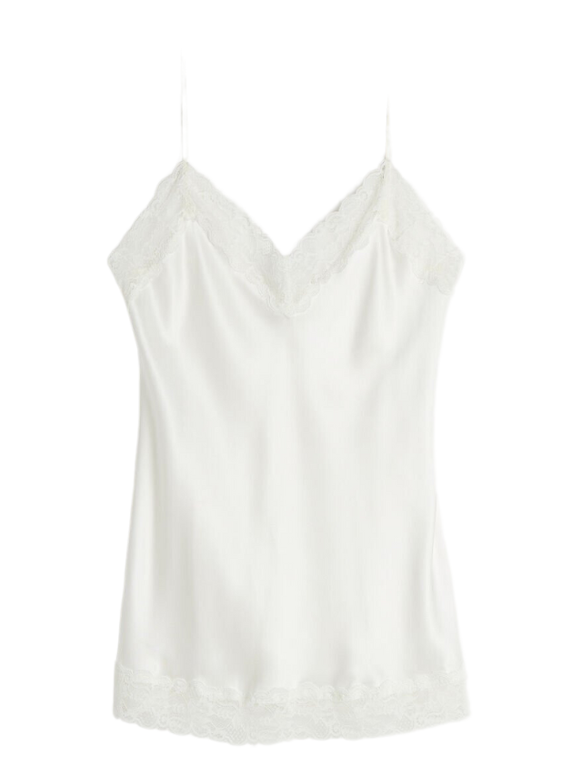 Blusa blanca de Intimissimi.