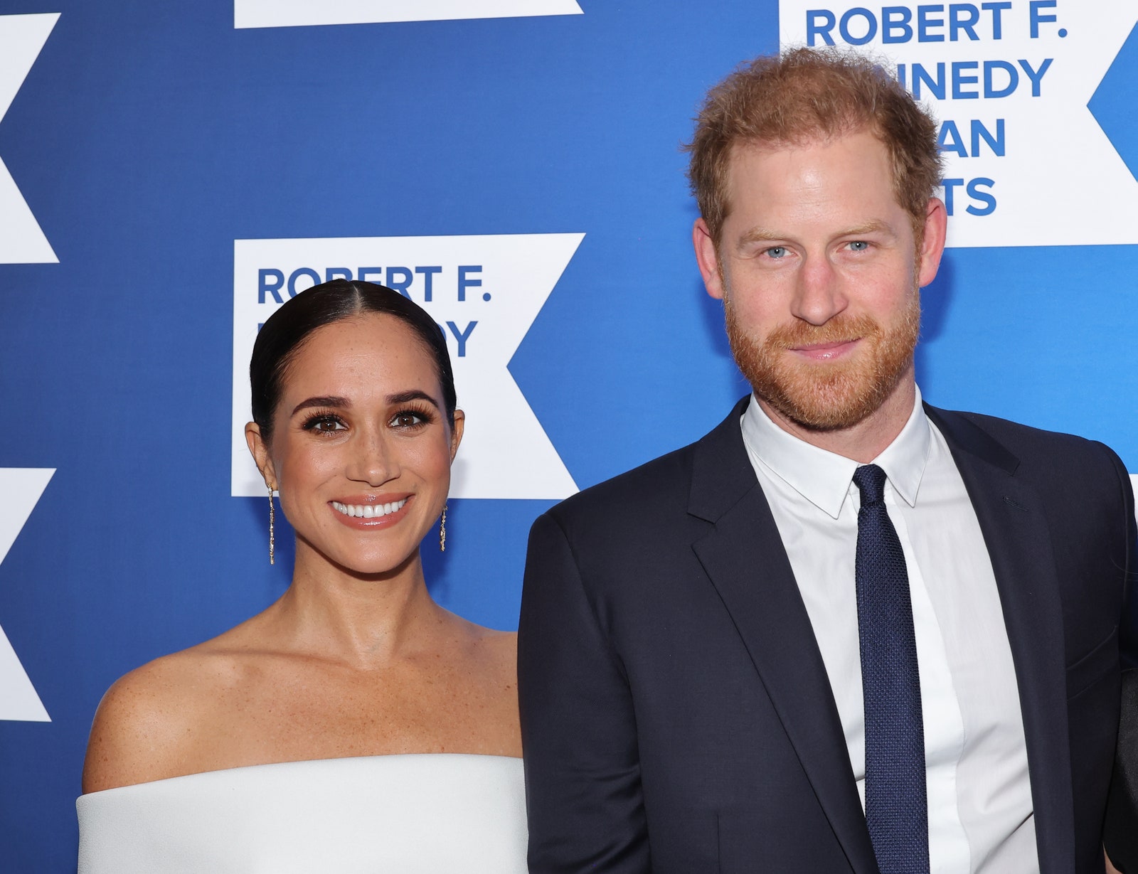 NEW YORK NEW YORK  DECEMBER 06  Meghan Duchess of Sussex and Prince Harry Duke of Sussex attend the 2022 Robert F....