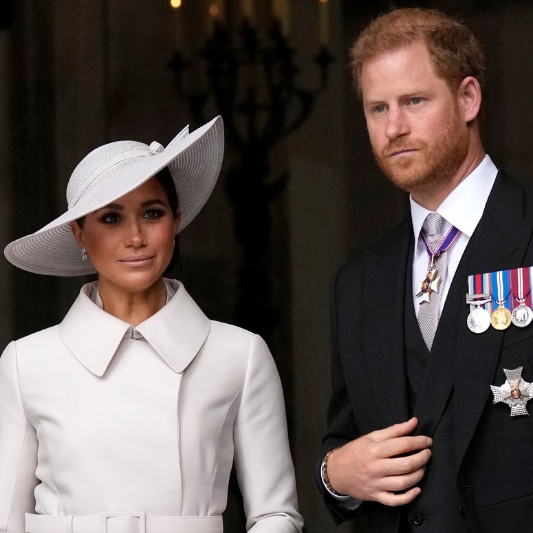 Meghan Markle und Prinz Harry beim Platinum Jubilee der Queen 2022