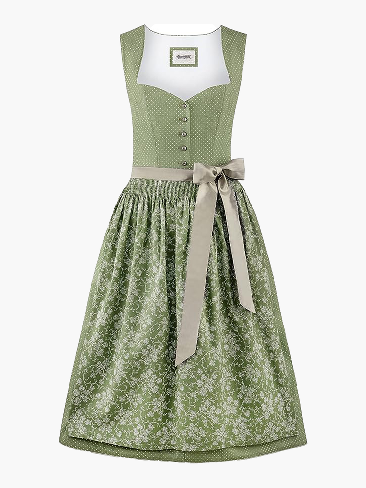 Dirndl kaufen gruen gemustert Stockerpoint