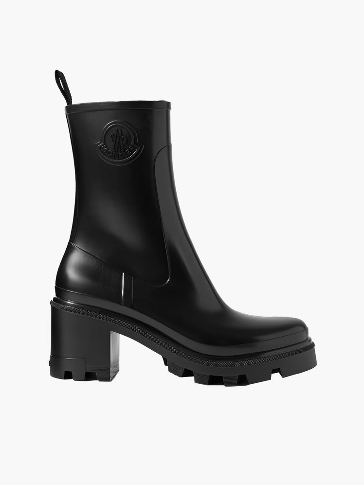 Stiefel-Trends MONCLER Loftgrip Gummistiefel mit Praegung