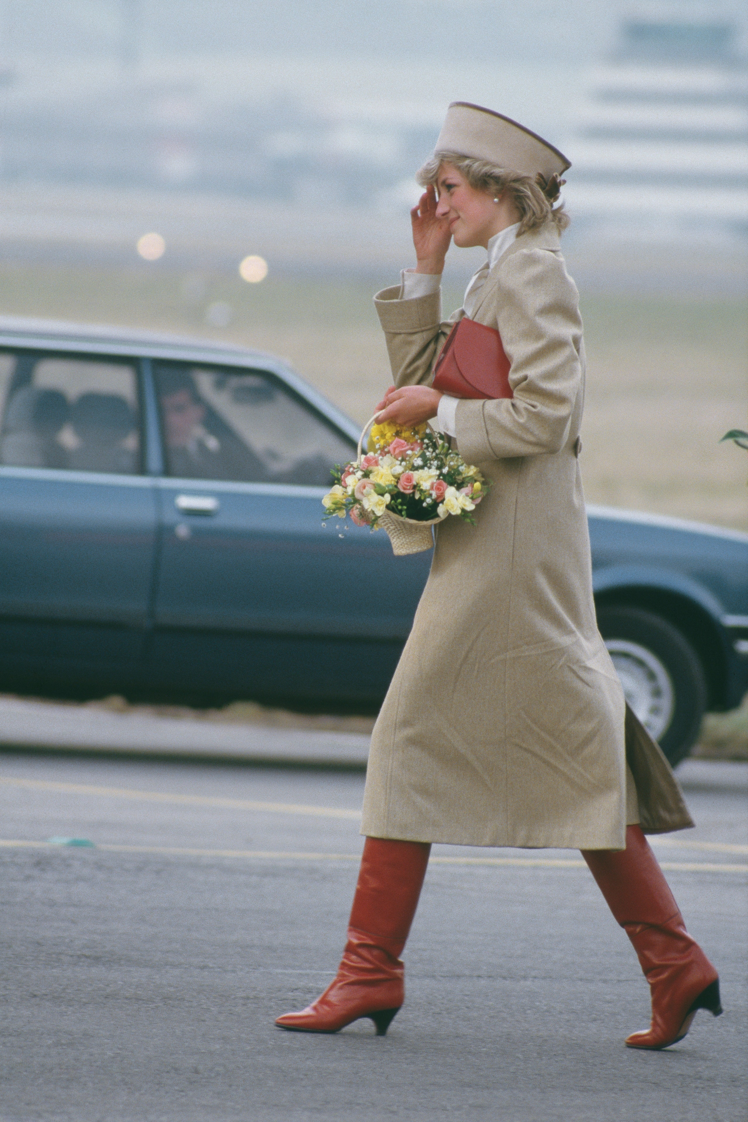 Rote Stiefel Prinzessin Diana