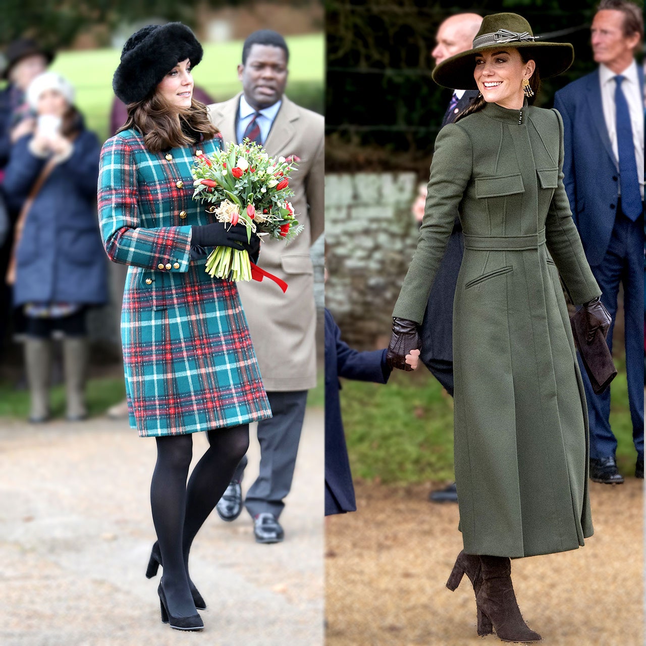 Kate Middleton: Alle Outfits, die die Prinzessin von Wales bisher an Weihnachten getragen hat