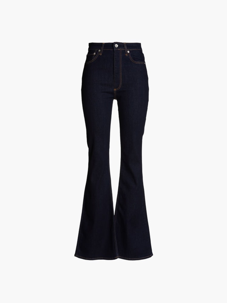 JEANS MARKEN RAG & BONE Casey hoch sitzende Schlagjeans