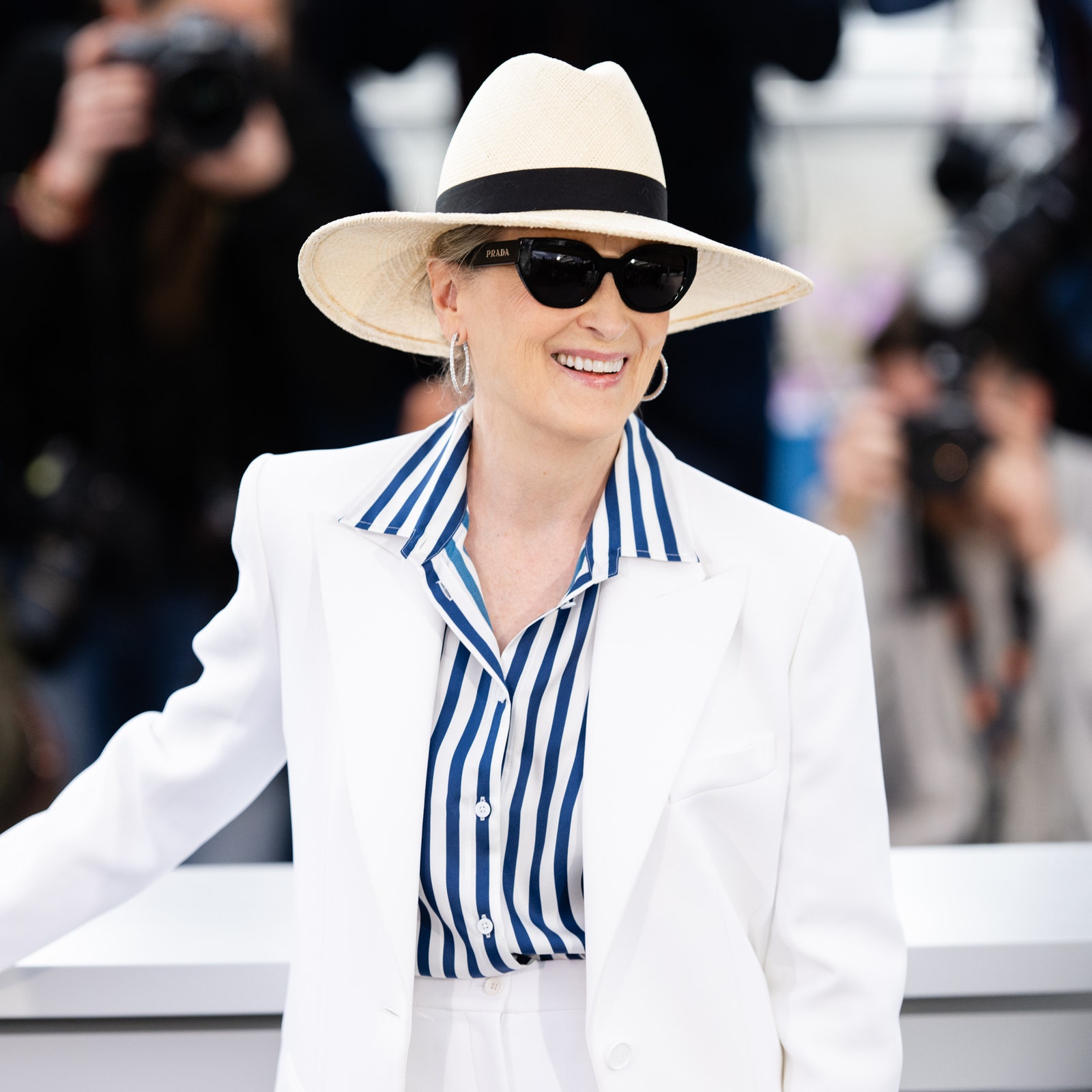 Meryl Streep setzt beim Cannes Film Festival 2024 auf den Riviera-Chic