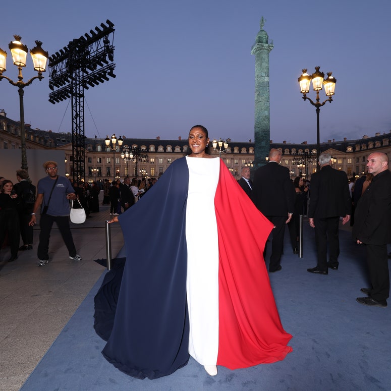 Die Läuferin Marie-Jose Perec bei Vogue World: Paris