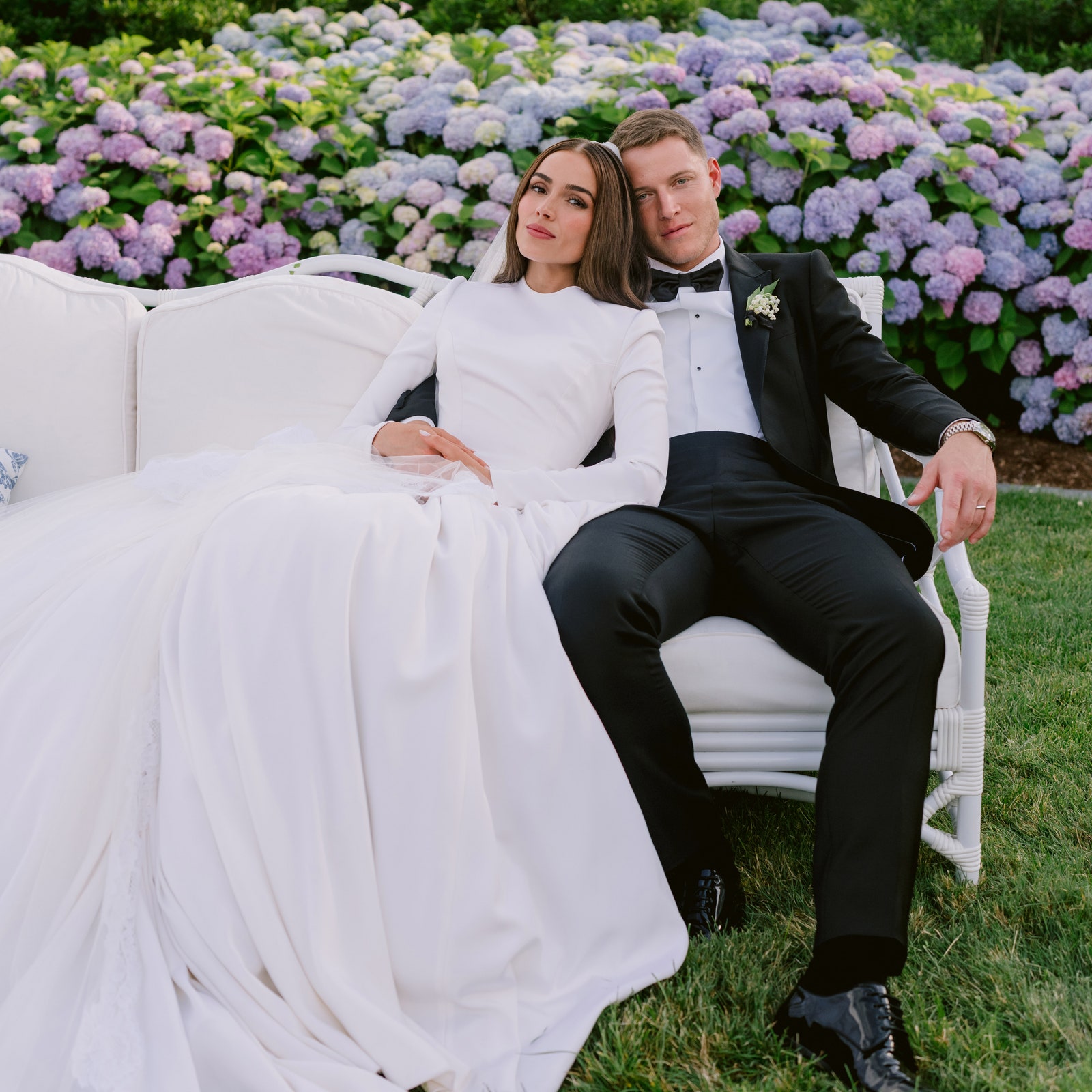 Italienischer Flair trifft New-England-Klassik: So elegant war die Hochzeit von Olivia Culpo und Christian McCaffrey