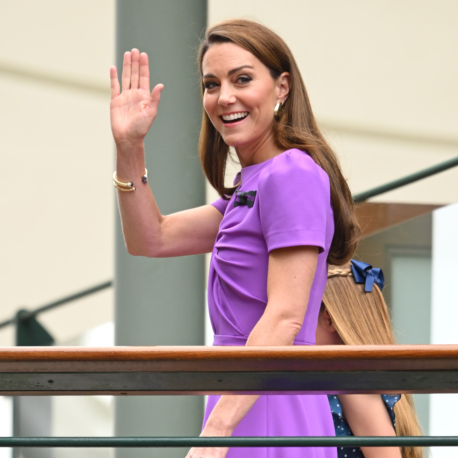 Kate Middleton: So königlich und strahlend sah die Prinzessin von Wales bei ihrem Auftritt in Wimbledon im lilafarbenen Midikleid aus