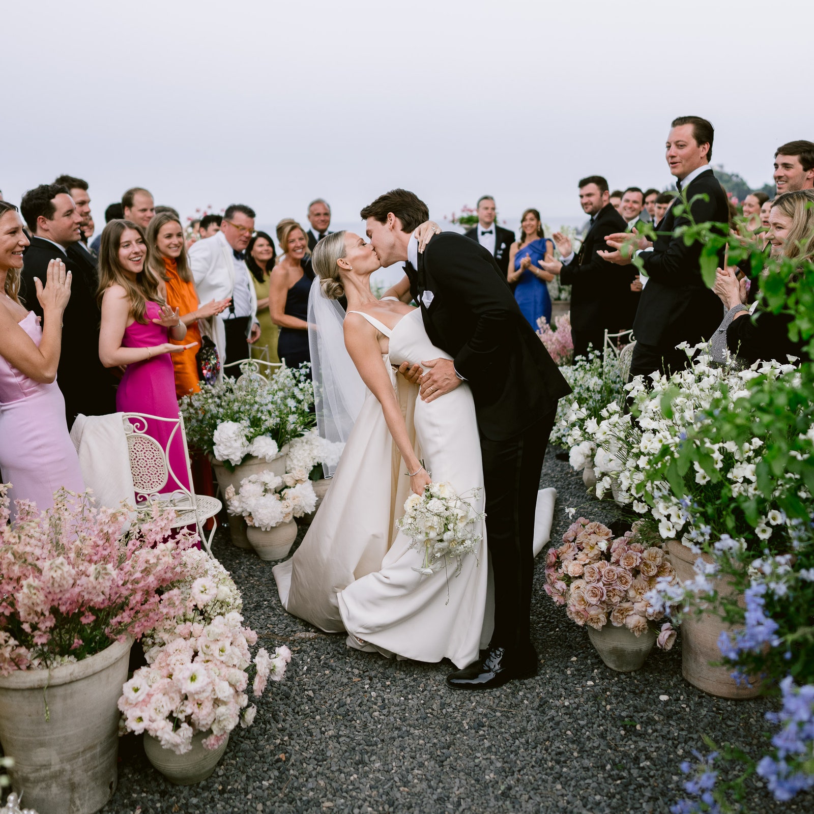 Hochzeit in Portofino: Die Braut trug das Hochzeitskleid ihrer verstorbenen Mutter