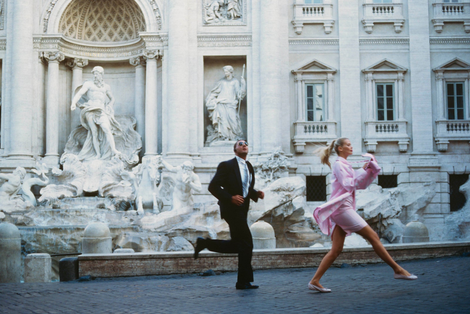 color rosa fotografia moda arthur elgort 1994