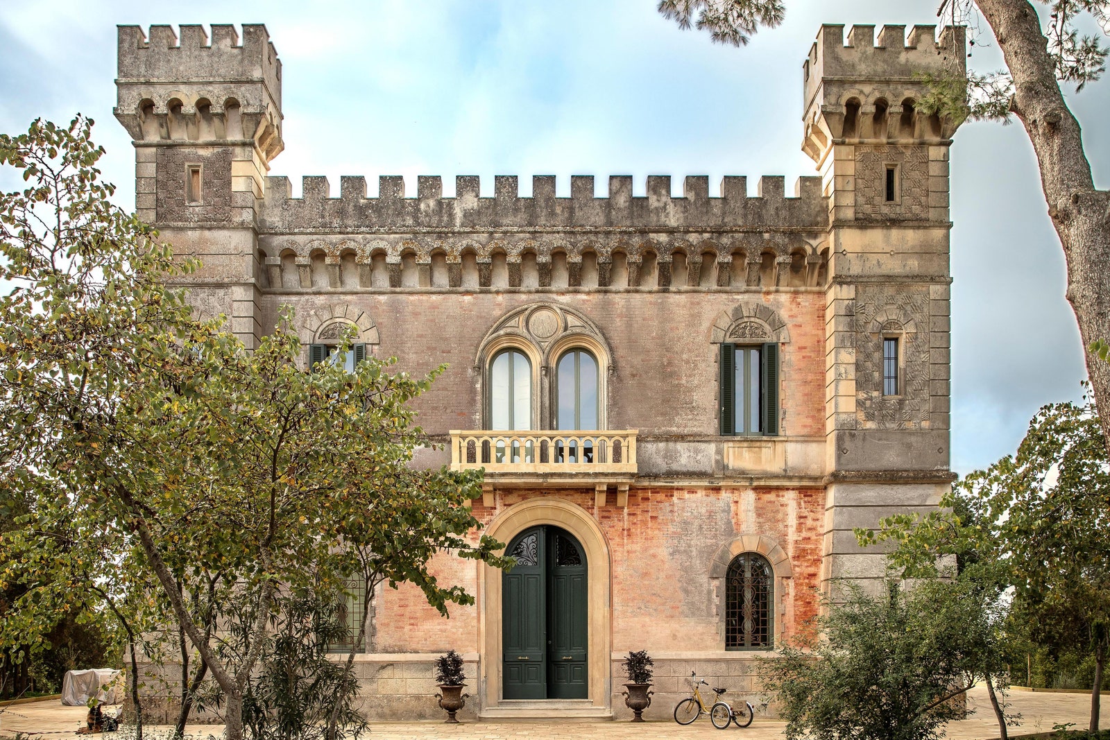 Image may contain Building Castle Architecture Fort Walkway and Path