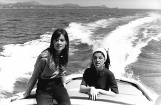 Françoise Hardy et Sheila en 1960