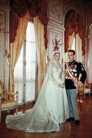 Le mariage de Rainier III et Grace Kelly  à Monaco le 17 avril 1956