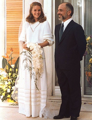 Le mariage d'Hussein de Jordanie et la reine Noor  en 1978