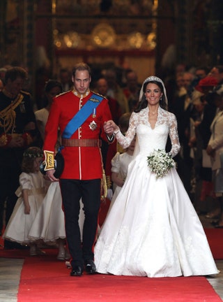 Le mariage de Kate Middleton  et du Prince William à Westminster Abbey en avril 2011