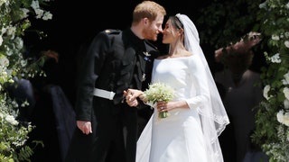 Meghan Markle  et le Prince Harry lors de leur mariage princier le 19 mai 2018