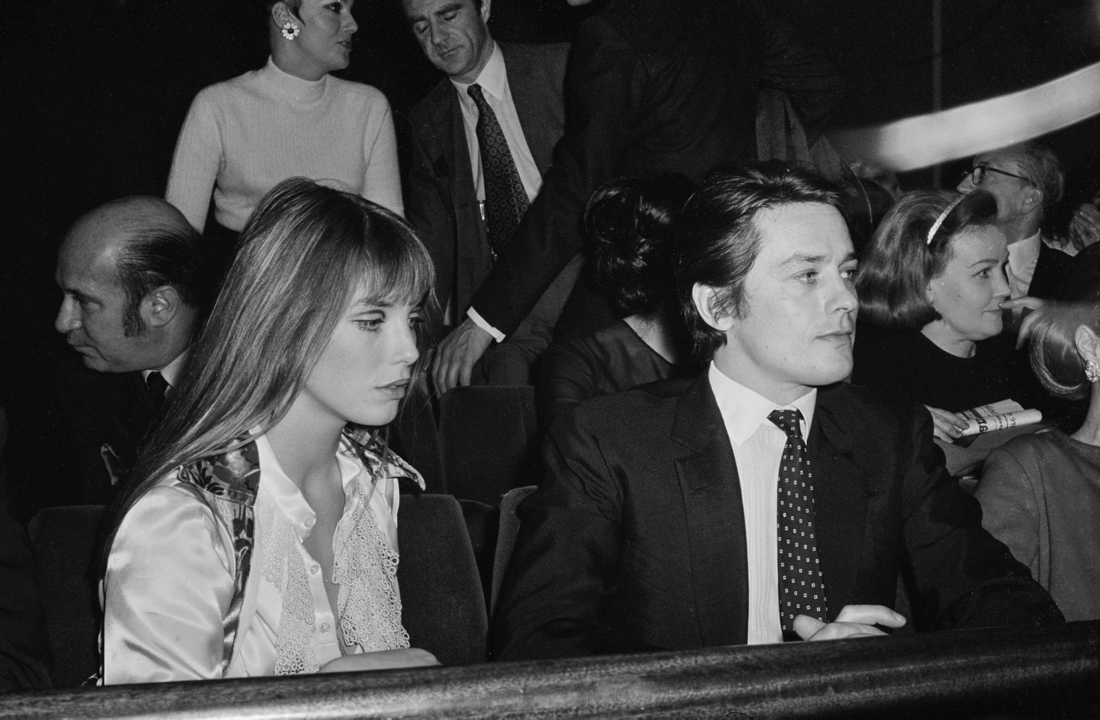 Jane Birkin et Alain Delon