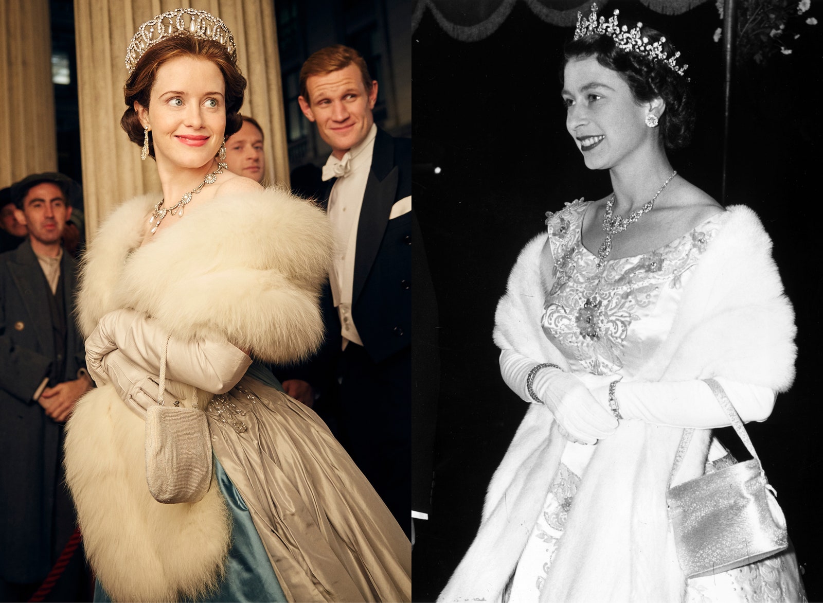 Claire Foy dans le rôle de la reine Elizabeth II