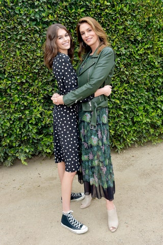 Kaia Gerber et Cindy Crawford à Malibu en mai 2018