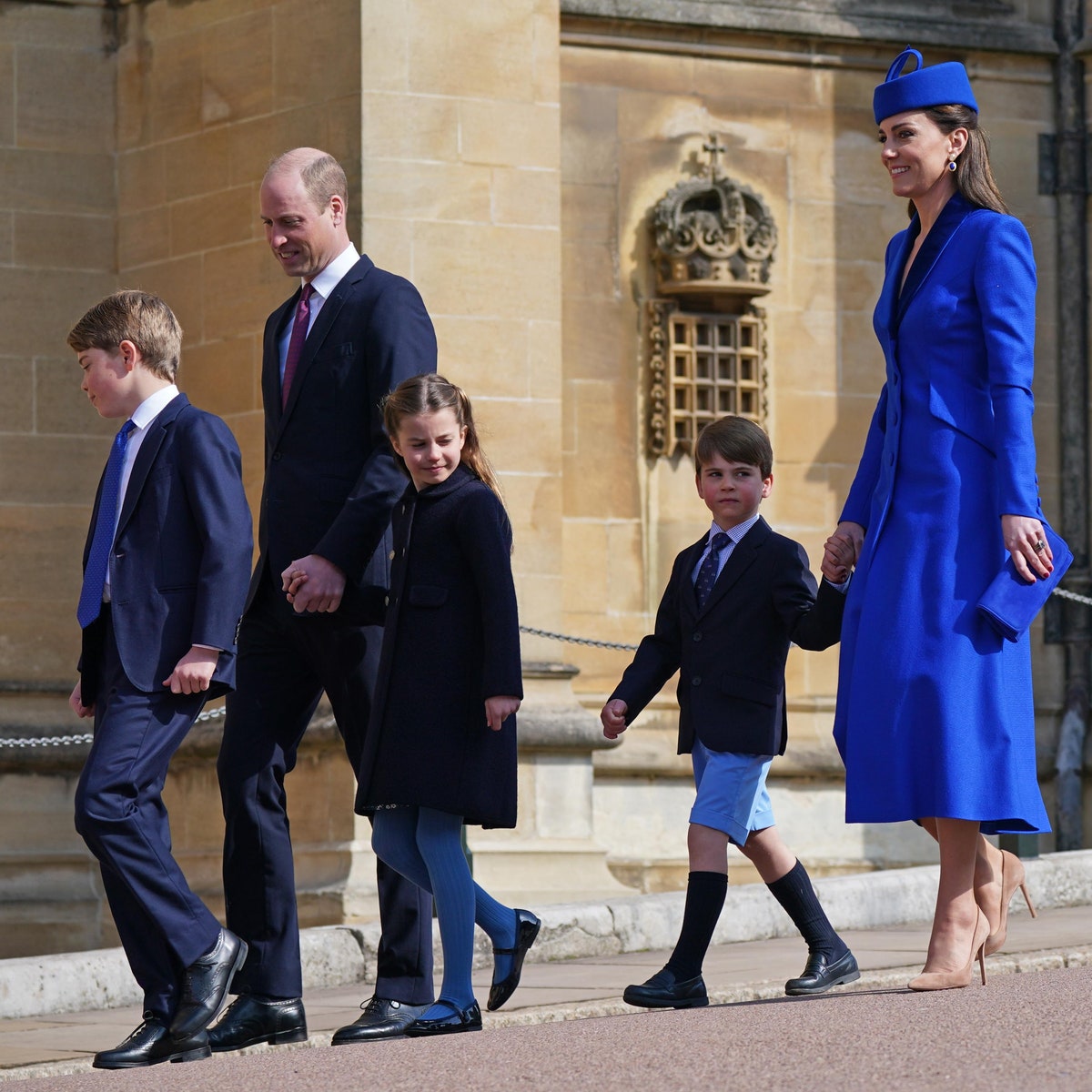 Kate Middleton, le prince William et leurs enfants accordent leurs tenues pour Pâques