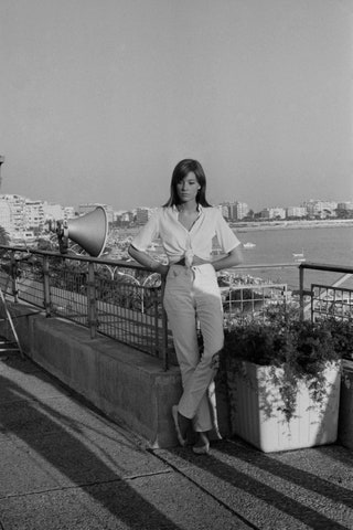 Françoise Hardy sur la Côte d'Azur en 1965