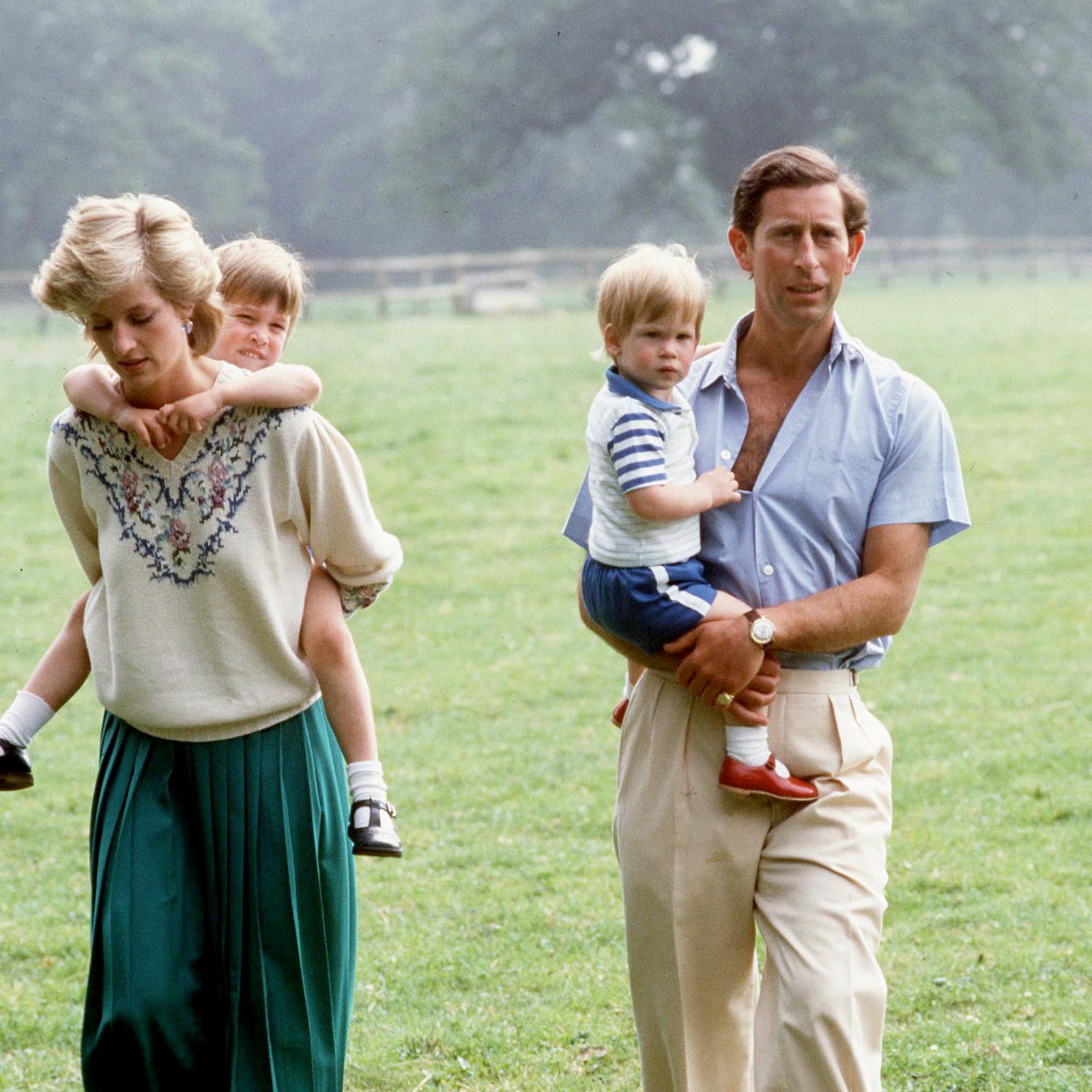 Le seul portrait du Prince Charles, de Lady Diana et de leurs enfants pris par Vogue à Highgrove est un chef-d'œuvre d'artifice